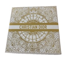 Dior Empty Gift Box Limited Collection 2025 8.5 x 8.5 x 4 inch Gold White
