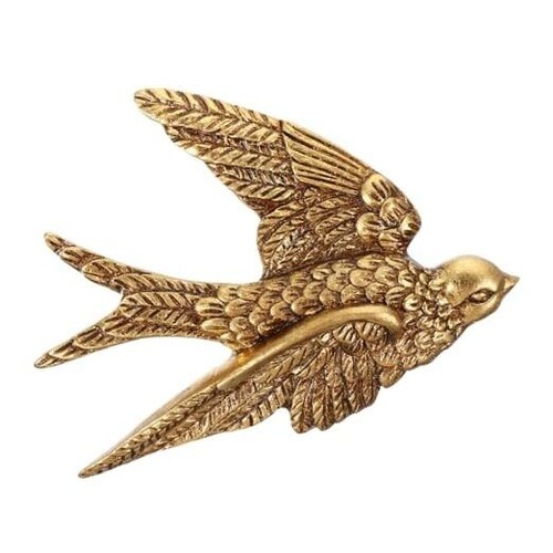 Birds Wall Figurines Resin Bird Wall Art Swallow Wall Sculptures Hanging Bird