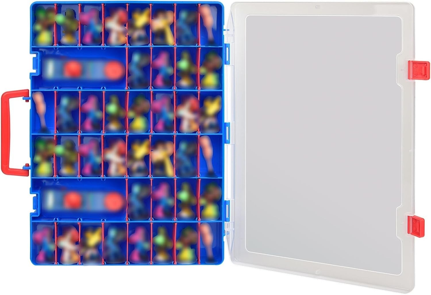 Toys Storage Holder Container for Mini Battling Action Figures Playset & for Bat