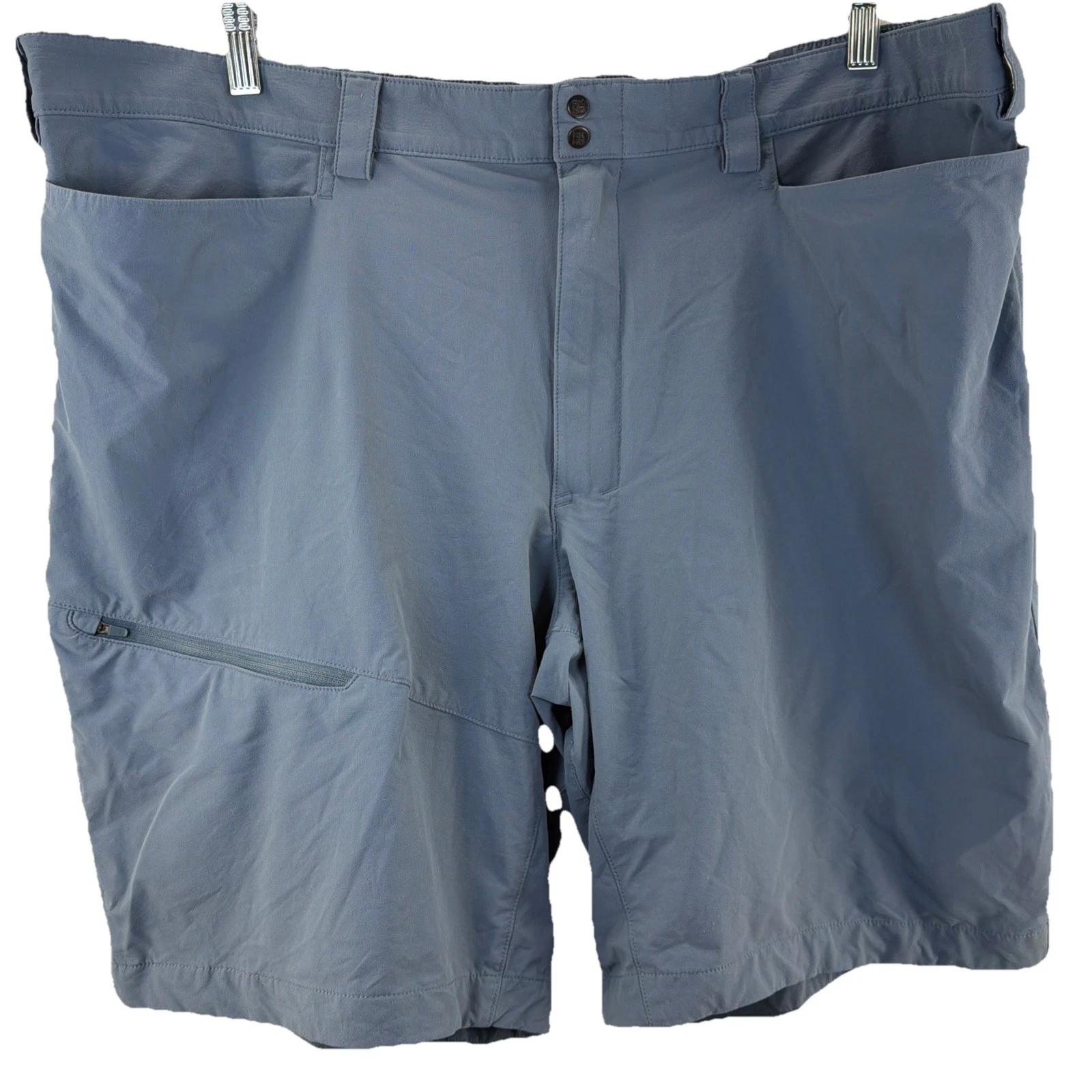 Alaskan Hardgear Blue Gray Hammer Forged Flex Cargo Shorts Size 44 Duluth Trade