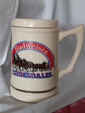 Vintage Budweiser Clydesdales Stein