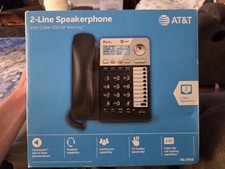 AT T ML17929 2-Line Black Corded Speakerphone Caller ID Call Waiting Conference