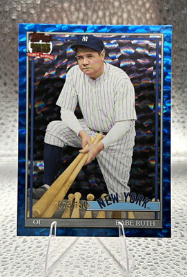 Topps 2026 75 Years of Baseball Babe Ruth Yankees #91B2-50 Blue /150