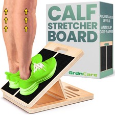 Calf Stretcher Wooden Portable Slant Board for Calf Stretching Adjustable