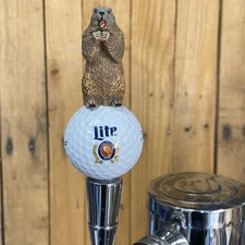 Caddyshack Golf Beer Tap Handle Miller Lite Gopher Keg Mini Short 4.5in