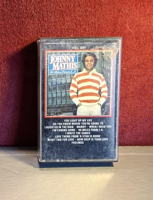 Johnny Mathis - 99 Miles From L.A. - Cassette Tape - Very Good