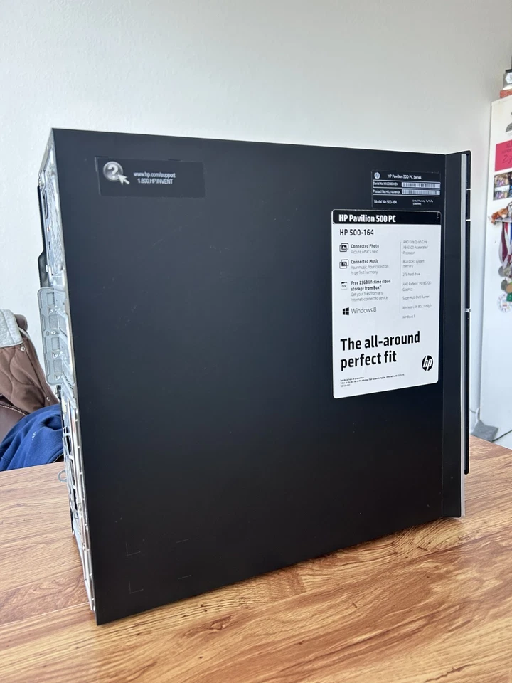 PC de escritorio HP Pavilion 500-164 - APU AMD A8-6500, 8 GB de RAM, Windows 10 Home Foto 2 de 4