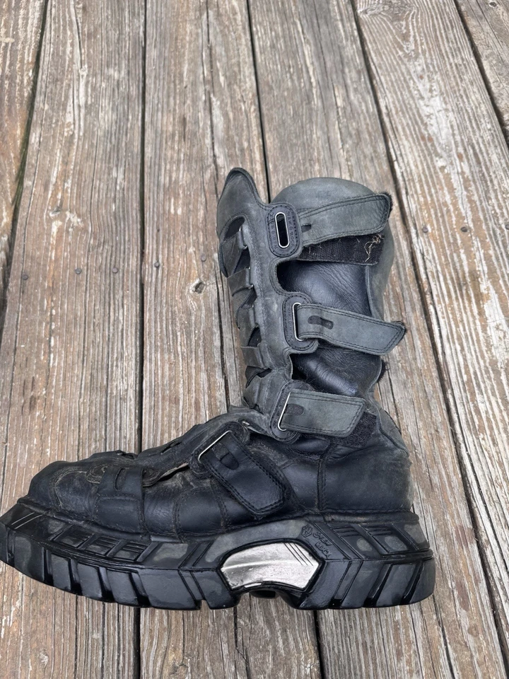 New Rock M.189 трейлер новый рок мотоциклиста Goth Monster ботинки крюк и петля затягивания - Изображение 4 из 4