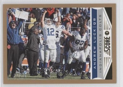 2013 Score Gold Zone 32/50 Andrew Luck #88 0a6