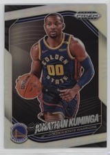 2024-25 Panini Prizm Black Silver Prizm Jonathan Kuminga #122 0b3