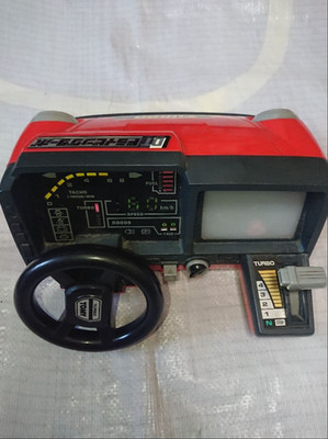 Vintage TOMY Driving Turbo Racing Armaturenbrett Spiel Retro Japan Showa...