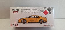 Mini GT 1/64 Nissan GT-R Pandem Yellow with Carbon  [B5]