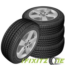 4 Firestone All Season 21560r16 95v Tires 560ab Utqg 65000 Mileage 