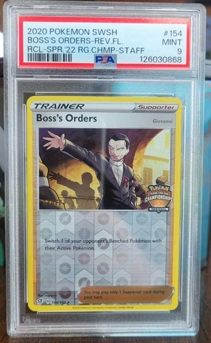 Boss's Orders - (Regional Championships) [Staff] 154/192 Psa 9