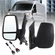 Left Driver Side Door Mirror Compatible with 2015-2026 Ford Transit 150 250 350