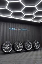 Genuine 20" Porsche 911 991 Alloy Wheels With Winter Ice & Snow Pirelli Tyres x4