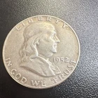 1952 Franklin Half Dollar 50C Silver 0.9 Fineness Philadelphia Circulated