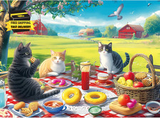 Jigsaw Puzzles 500 Pieces for Adults, Adult Puzzles Cat Puzzle Games Pieces Fit