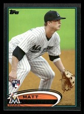 Matt Dominguez Miami Marlins 2012 Topps Black #198 SN /61