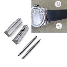 20mm Curved End Links + Spring Link Bars Wrist Watch Strap Links Parts