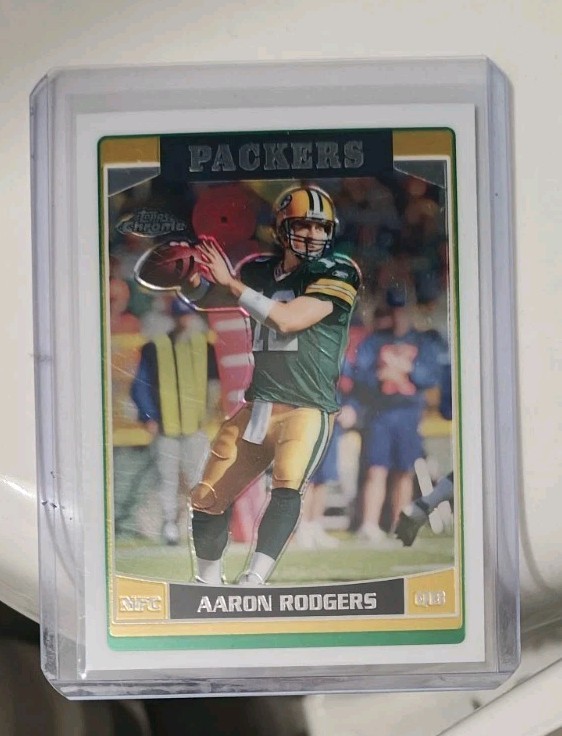 2006 Topps Chrome Aaron Rodgers 2nd Year #14