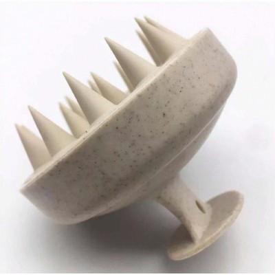 Silicone Head Scrubber Brush Hair Scalp Massager Soft Bristle Shampoo Comb Wash
