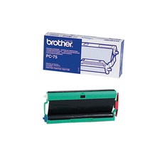 Brother PC75 ORIGINALE Rotolo Trasferimento Termico TTR CON CASSETTA Conf 4pz