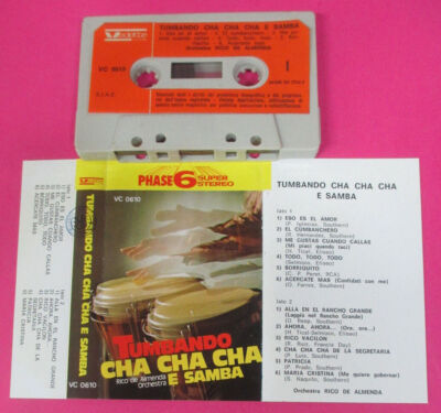 MC RICO DE ALMENDA ORCHESTRA Tumbando cha cha cha e samba italy no*cd lp vhs dvd