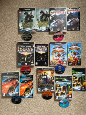 Nintendo Gamecube Spiele x7 - auf Französisch - Dino Thunder, Need for Speed Carbon PAL