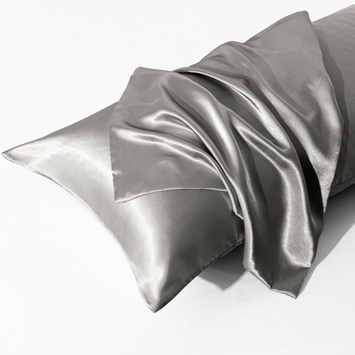 Glazed Satin Body Pillowcase Silky Soft Body Pillow Cover 20 x 54 Inches - Picture 5 of 29