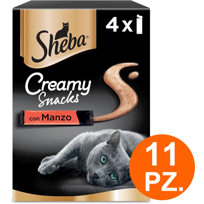 Sheba Creamy Snacks: Lo Spuntino al Manzo che i Gatti Adorano