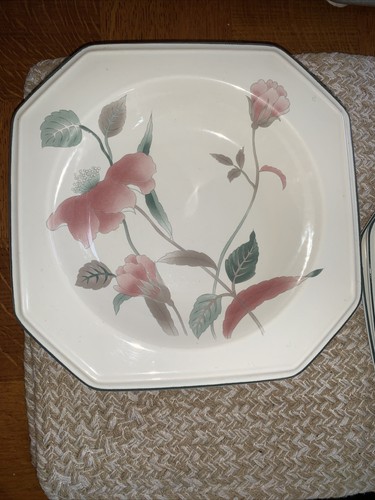 Mikasa "SILK FLOWERS" F3003 - Rim Soup Pasta Bowl - 21.5 cm - Picture 2 of 8