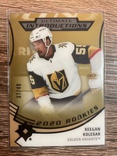 KEEGAN KOLESAR 2020-21 Ultimate Collection GOLD Ultimate Introductions #37/49