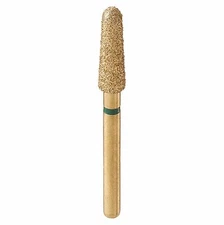 Premium Gold Plated Diamond-Round End Taper-G856/025C (GD2C)-Coarse pk of 5