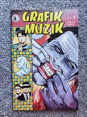 GRAFIK MUZIK #1 1990 Caliber Press MIKE ALLRED 1st Color Madman