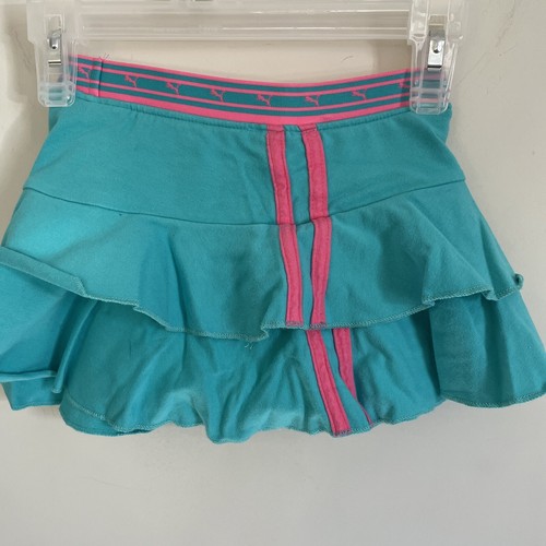 Puma türkis grün rosa Streifen Rock Skorts Baby Mädchen 'Größe 2T - Bild 4 von 7