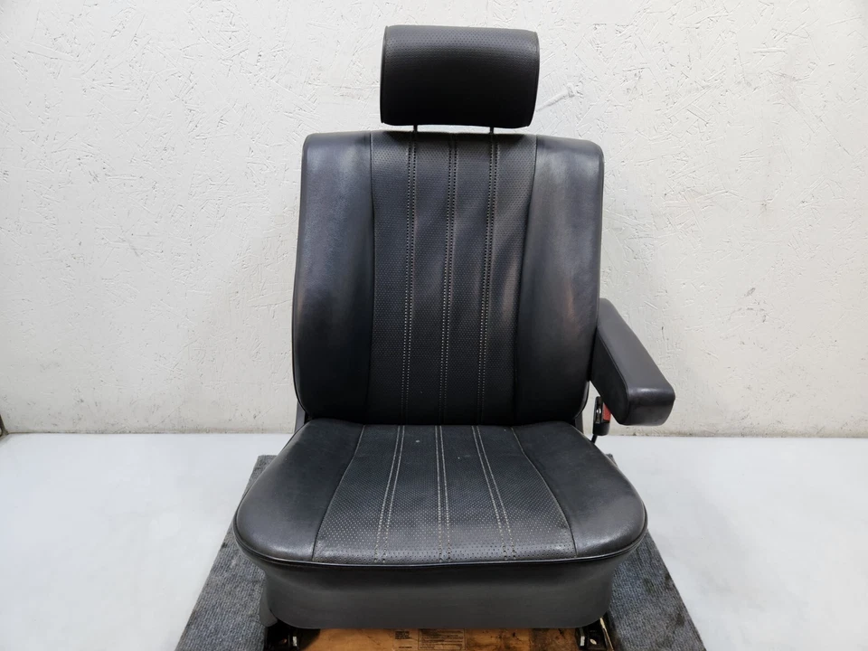 ✅ Asiento pasajero delantero derecho vinilo negro 1985-1988 OEM BMW E28 528e 535 * Foto 3 de 4