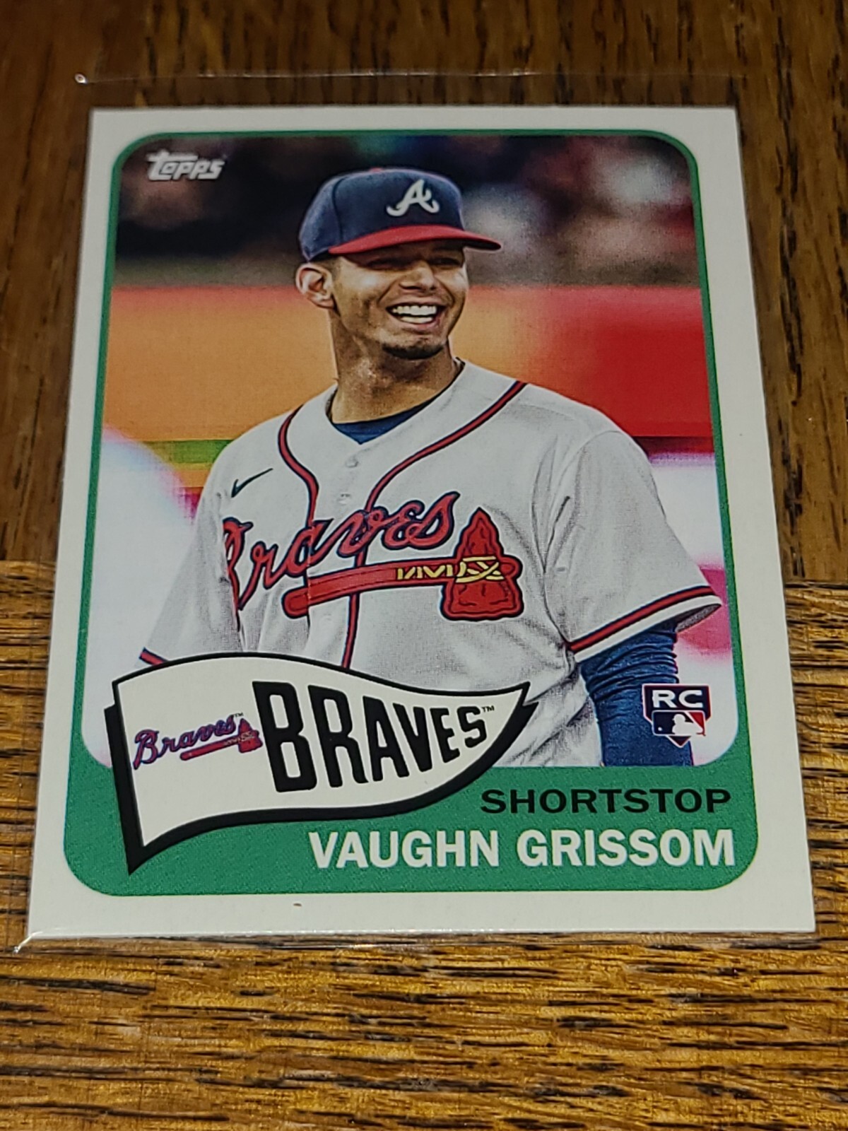 BRAVES VAUGHN GRISSOM 2023 TOPPS ARCHIVES #120 ROOKIE CARD RC