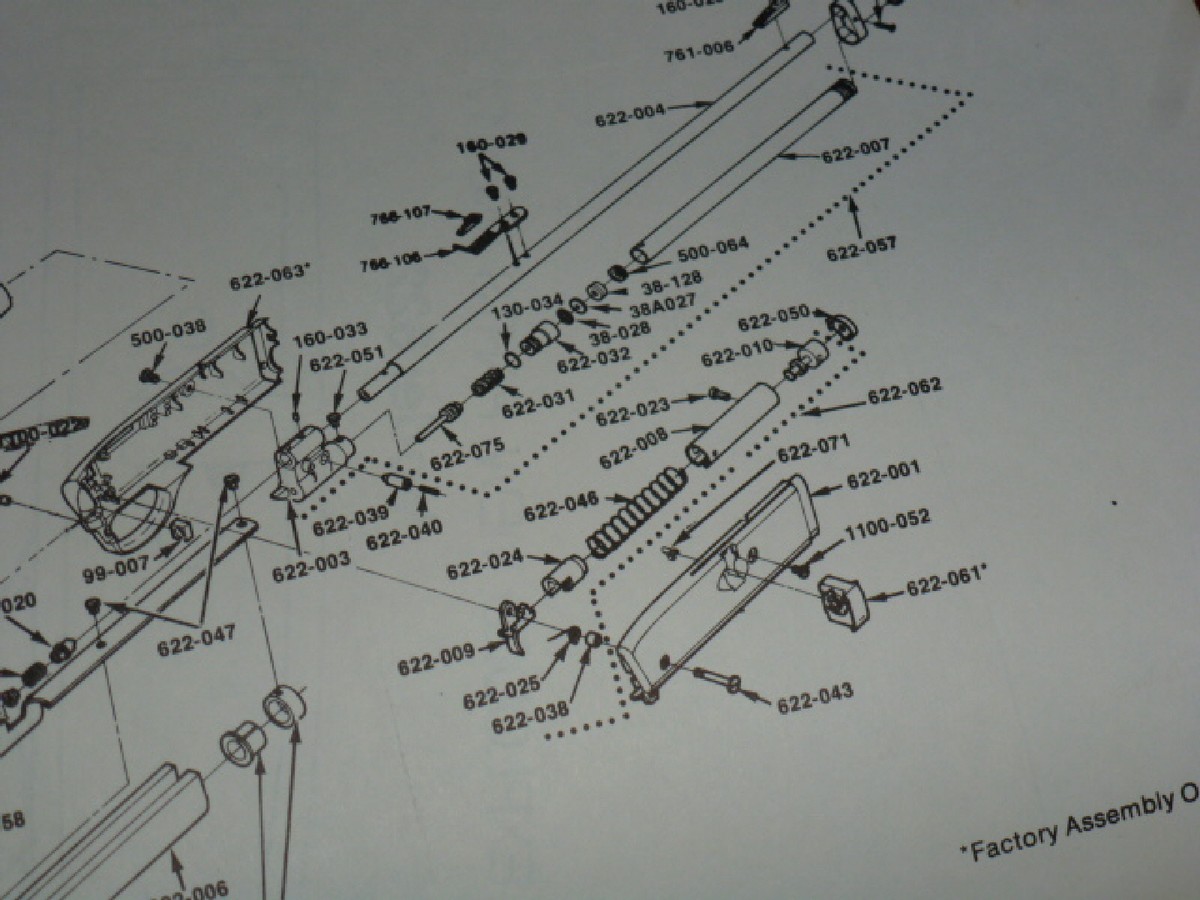 Crosman 622 Service Manual With Exploded View | eBay