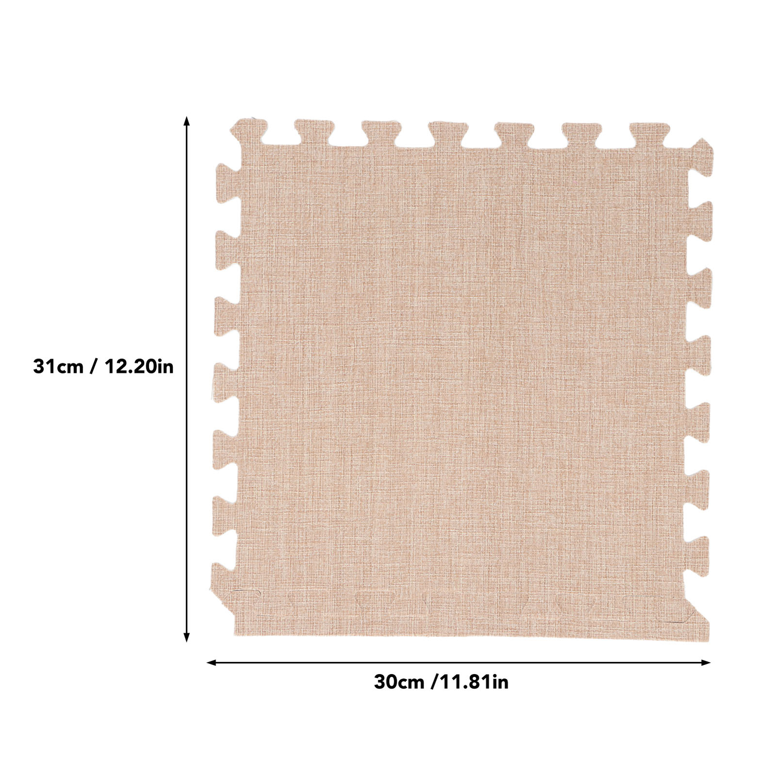 Cotton Linen Interlocking Mat Thicken Soundproofing Patchwork Foam