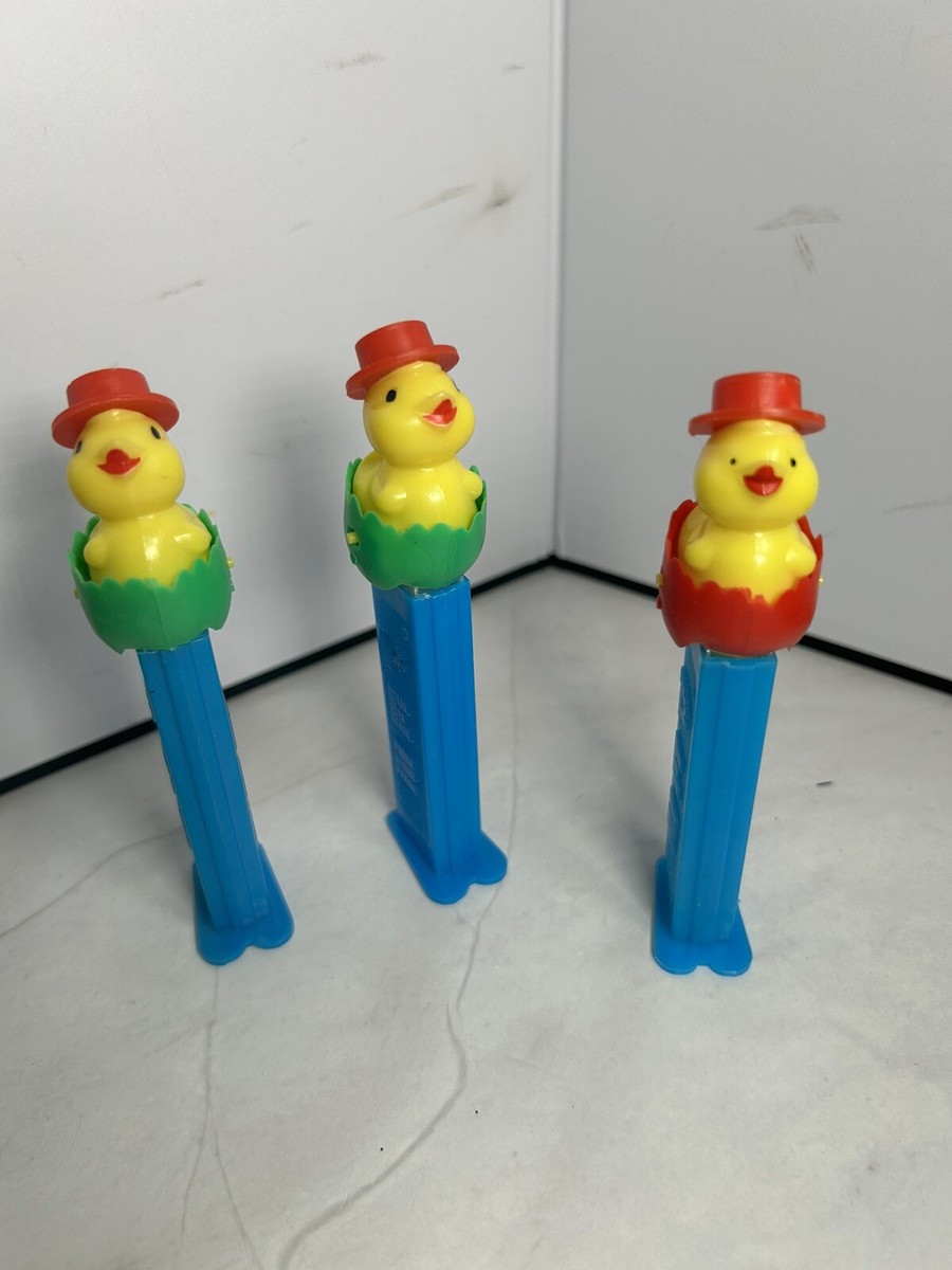 Vintage Chick in Egg PEZ Dispenser Made In Hungary -2. Also 1