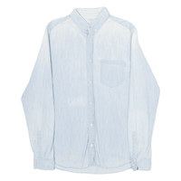 CARHARTT WIP Slim Fit Mens Denim Shirt Blue Long Sleeve M