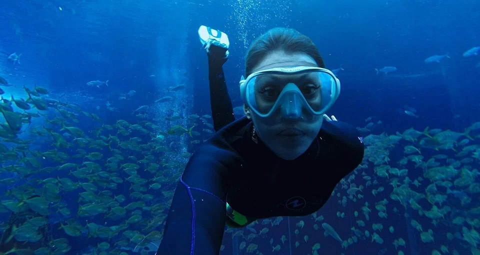 Filtro de snorkel de agua GoPro azul para HERO6 negro/HERO5 negro (accesorio GoPro) Foto 4 de 4