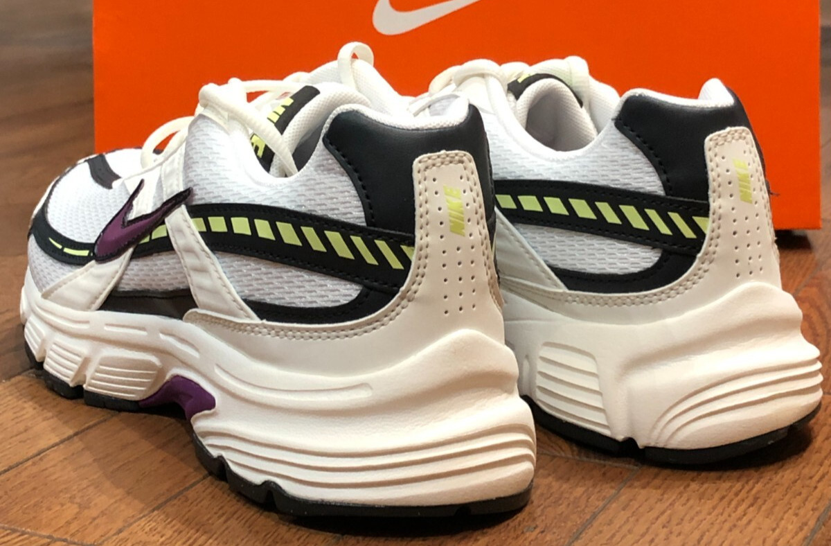 *NEW* Men Nike Initiator Running Athletic Sneakers White/Viotech (IB8913 100)👍