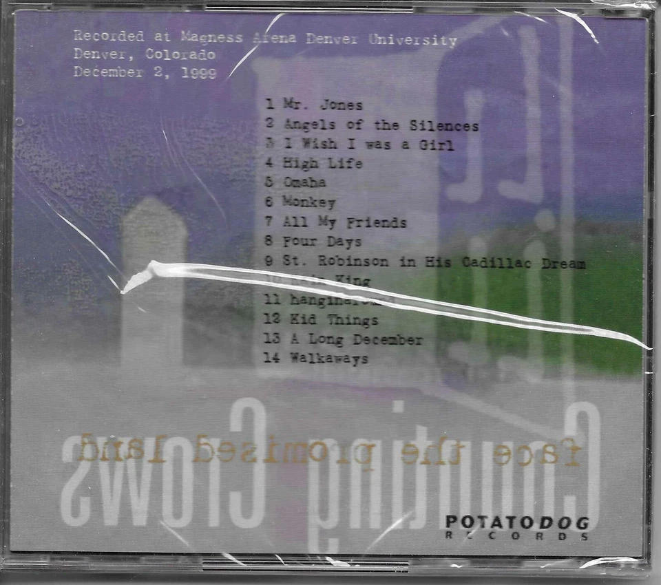 COUNTING CROWS Face Promised Land FAN CLUB 5000 MADE 14 LIVE CD single SEALED Foto 2 de 2