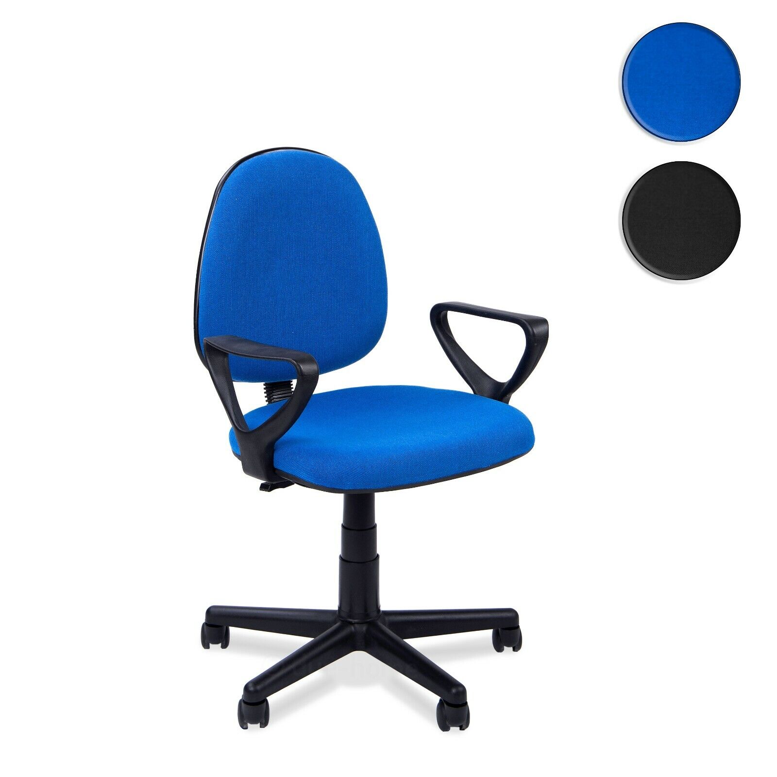Silla de oficina giratoria , sillon escritorio Negro o Azul, Danfer
