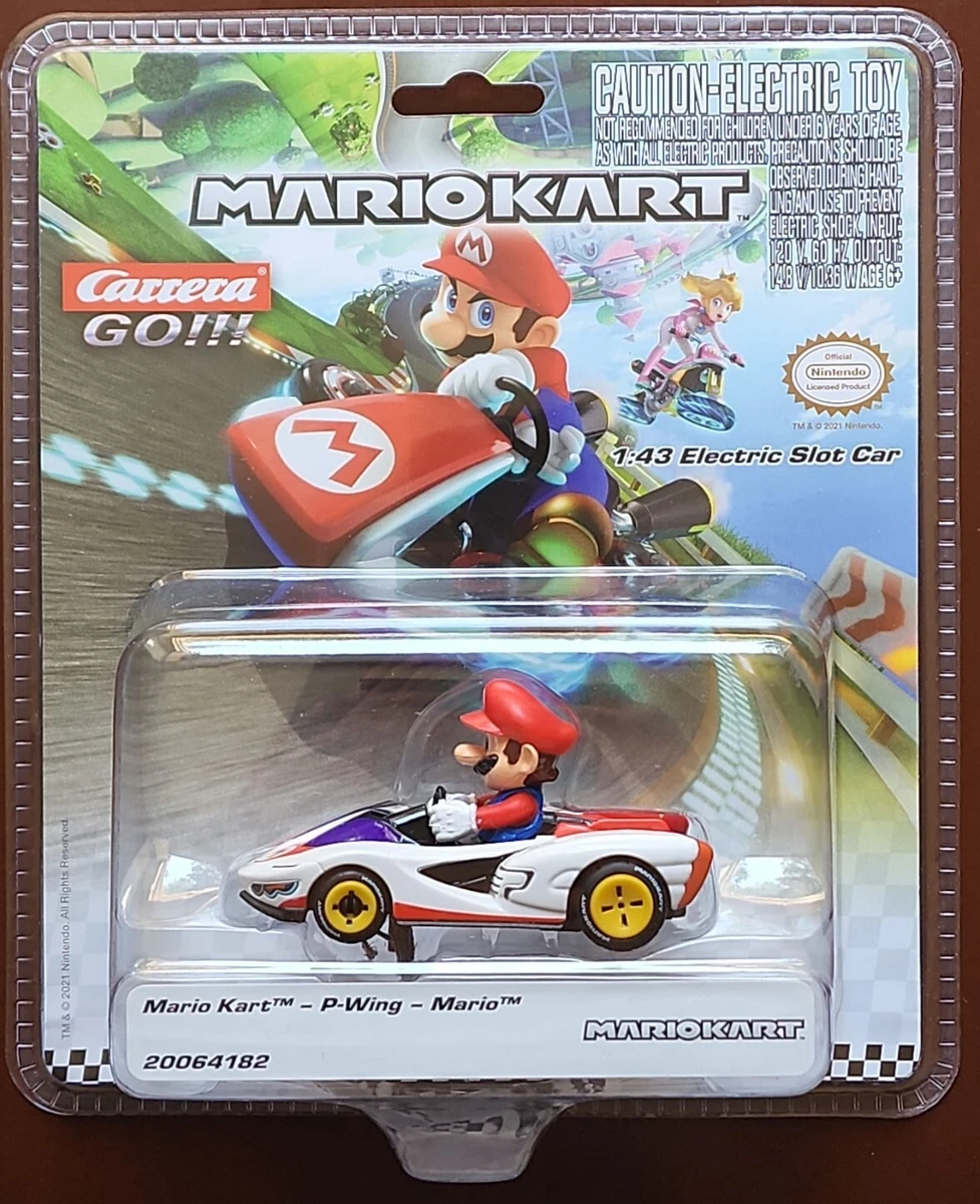 Carrera GO! 64182 Nintendo Mario Kart - P-Wing - Mario 1/43 Slot