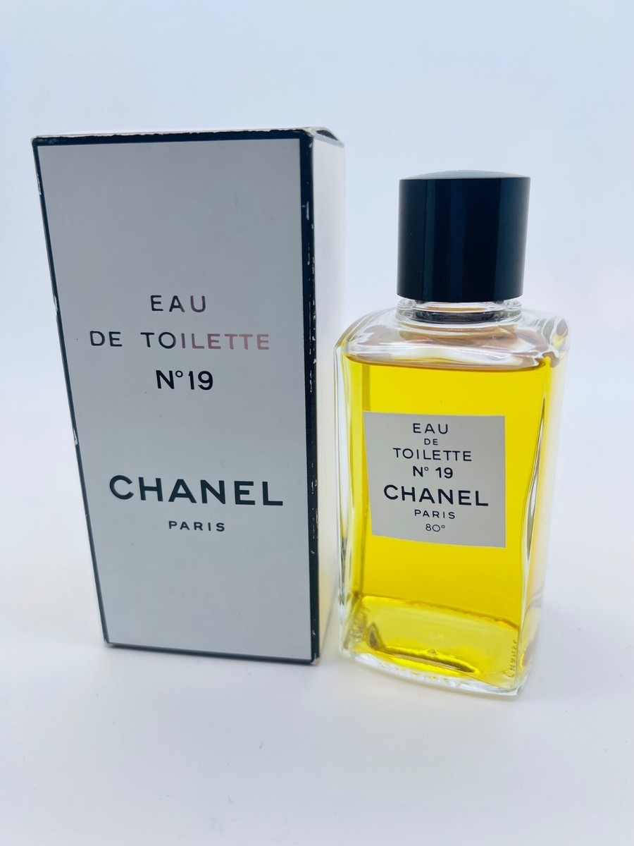 CHANEL NO 19 EDT 80° 120ML SPLASH – SEALED – VINTAGE PM – MADE IN