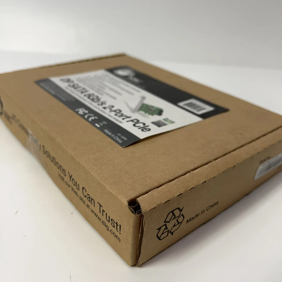 VINTAGE SEALED NEW SIIG SC-SA0I11-S1 Low Profile 2-Port SATA III  - Image 2 of 3