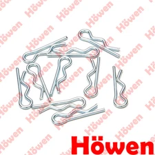 Howen Steel Brake Disc Pad Retaining Pin R Clip 20mm  x10